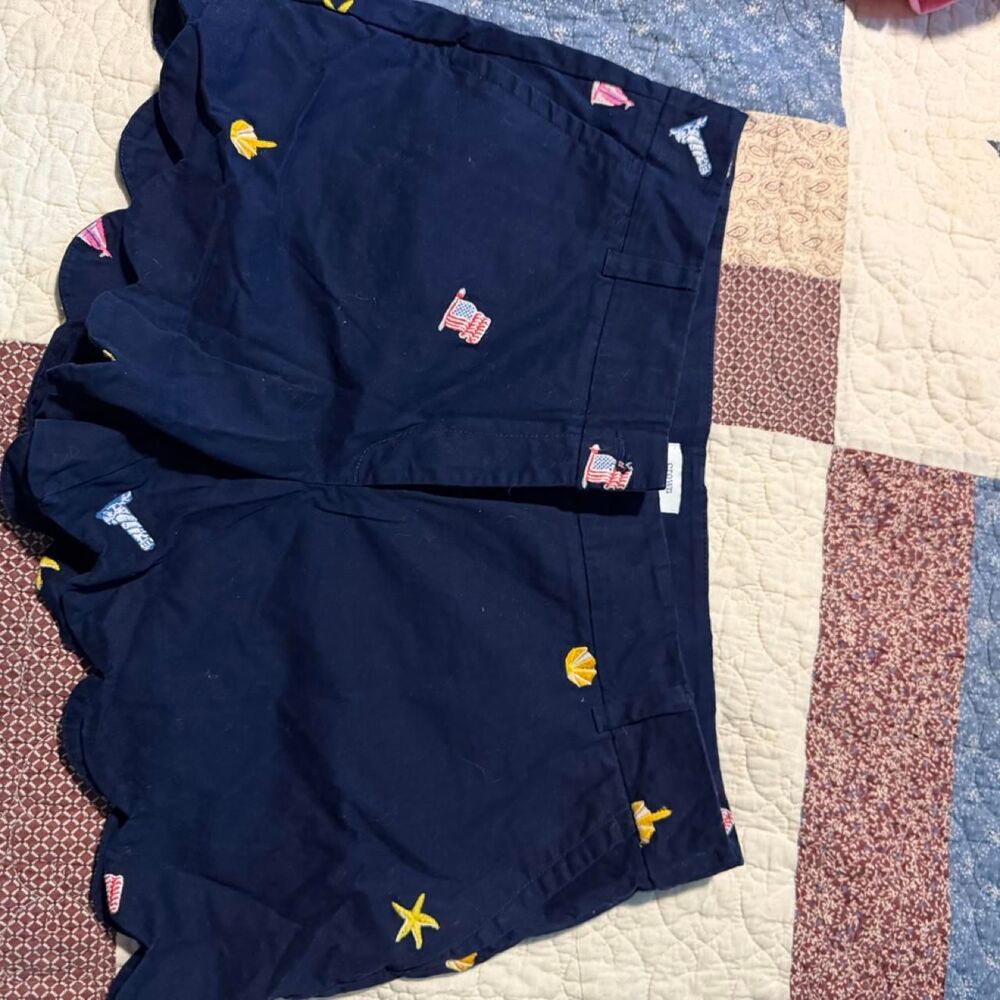Crown-ivy Women's Navy and Blue Shorts